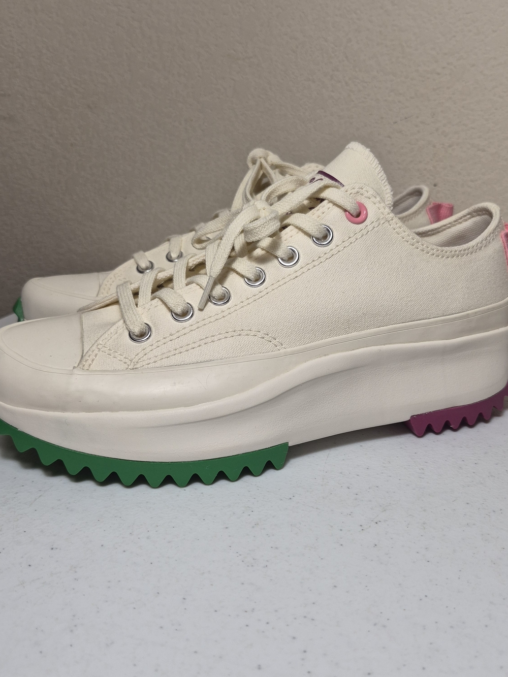 Converse Women's Run Star Hike Platform Low Color Pop Sneakers A14271C Sz 10.5